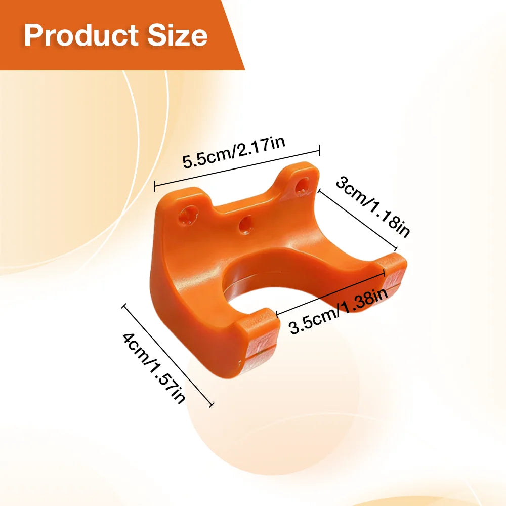 porte outils jardin orange 10pcs support mural vis pratique fonctionnel
