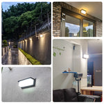 lampe murale led moderne ip65 étanche noir blanc 2492000lm 85265v