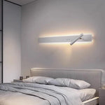 lampe murale moderne applique chambre étude entrée éclairage led noir blanc fixée minimaliste atmosphère