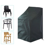 housses chaise patio noires imperméables polyester modernes élastiques 70cm 64cm 120cm