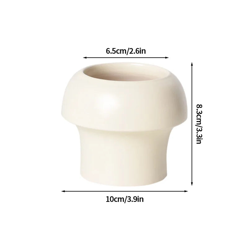 pots fleurs céramique porcelaine moderne plante verte décoration intérieure blanc relief bulles