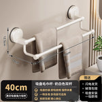 porte serviettes mural argenté moderne succion sans perçage serviettes salle bain