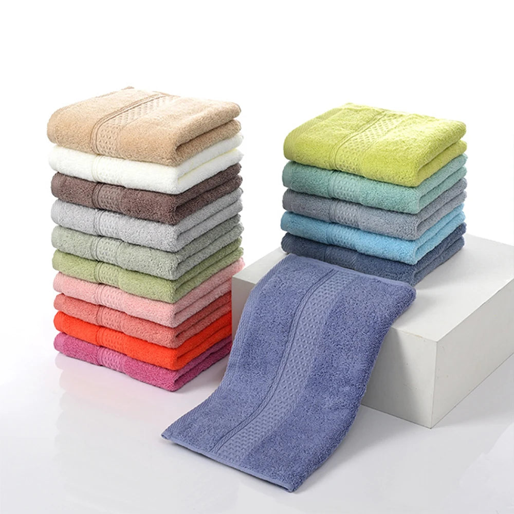 serviettes bain absorbantes serviettes toilette coton bleu gris moderne TEXTURE ÉPONGE