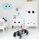 yeux plastique blancs noirs adhésifs décoratifs réfrigérateur diy scrapbooking enfants