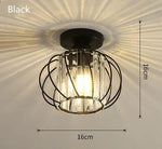lampe moderne cristal noir doré transparent rayures horizontales