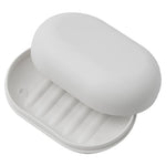 support savon moderne bleu clair rose pâle bleu foncé hermétique compact salle bain douche
