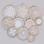 décoration murale dreamcatcher dentelle bohème motifs floraux suspension artisanale chambre mariage