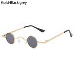 lunettes soleil unisexe rondes vintage or noir gris transparentes classiques punk anti reflet uv