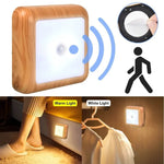 Veilleuse LED en lumière chaude dans un intérieur moderne