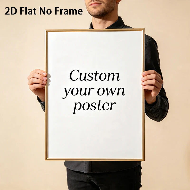 affiche photo personnalisée toile impression portrait famille mariage décoration murale salon cadeau minimaliste