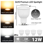 ampoules led blanc modernes gu10 gu11 mr11 35mm 50mm 220v 240v 6000k 3000k