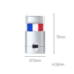 maquillage crayon rayures football rouge blanc bleu pratique facile utiliser capsules couleurs