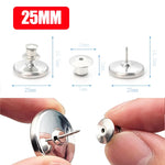 attaches magnétiques aimants doubles argentés modernes rideaux ajustement lumière fixations rapides