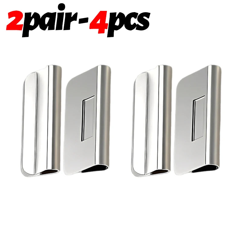 clips magnétiques rideaux argentés modernes empêcher fuite lumière chambre maison 12 paires 24 pièces