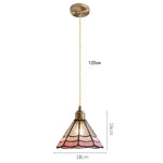 lampe suspendue art déco géométrique salon chambre restaurant éclairage interrupteur chaîne métal