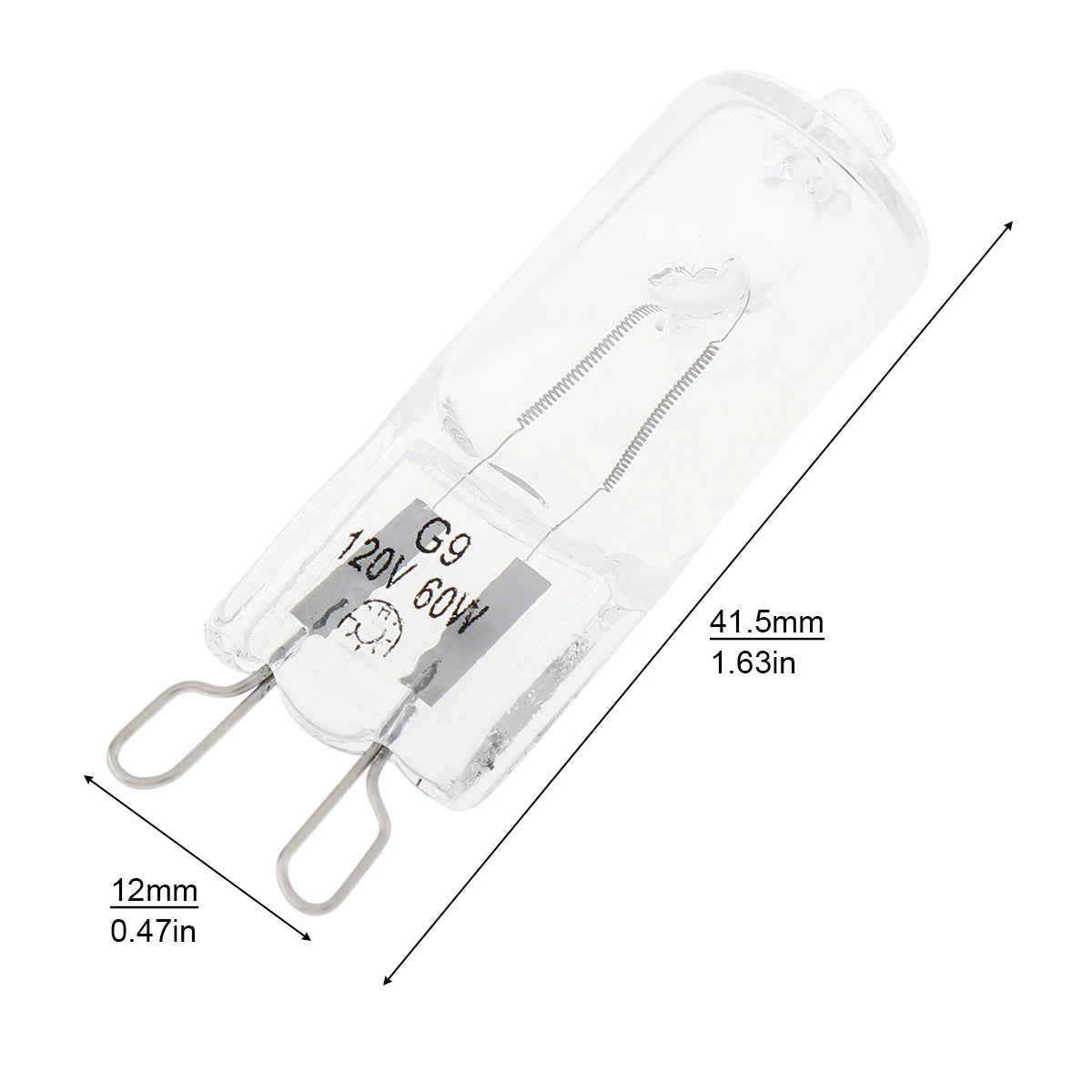 ampoules halogènes g9 25w 40w 60w claires froissées petites blanches chambres luminaires pendentifs armoires