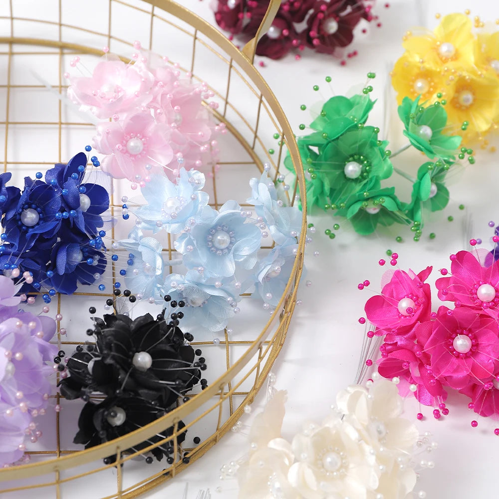 décoration intérieure bouquet fleurs artificielles roses romantique mariage anniversaire scrapbooking bricolage