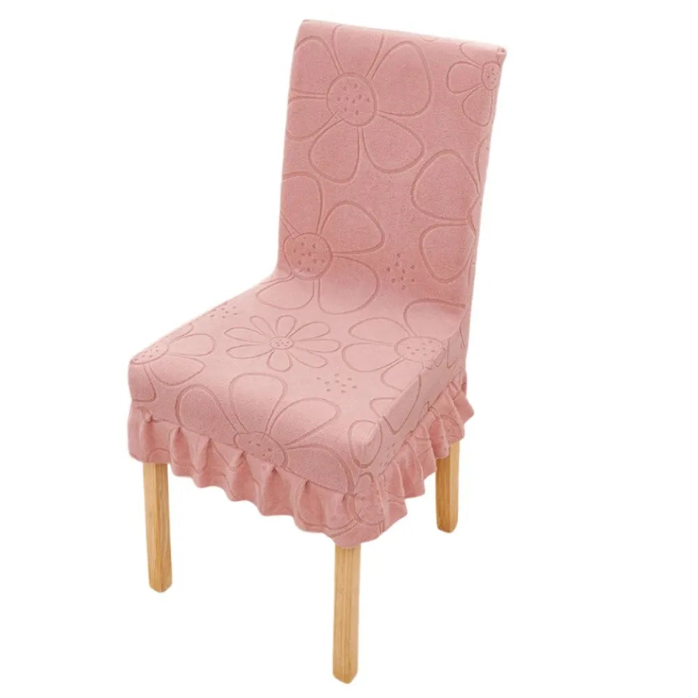 housses chaise fleur imprimée moderne gris bleu vert rose polyesters