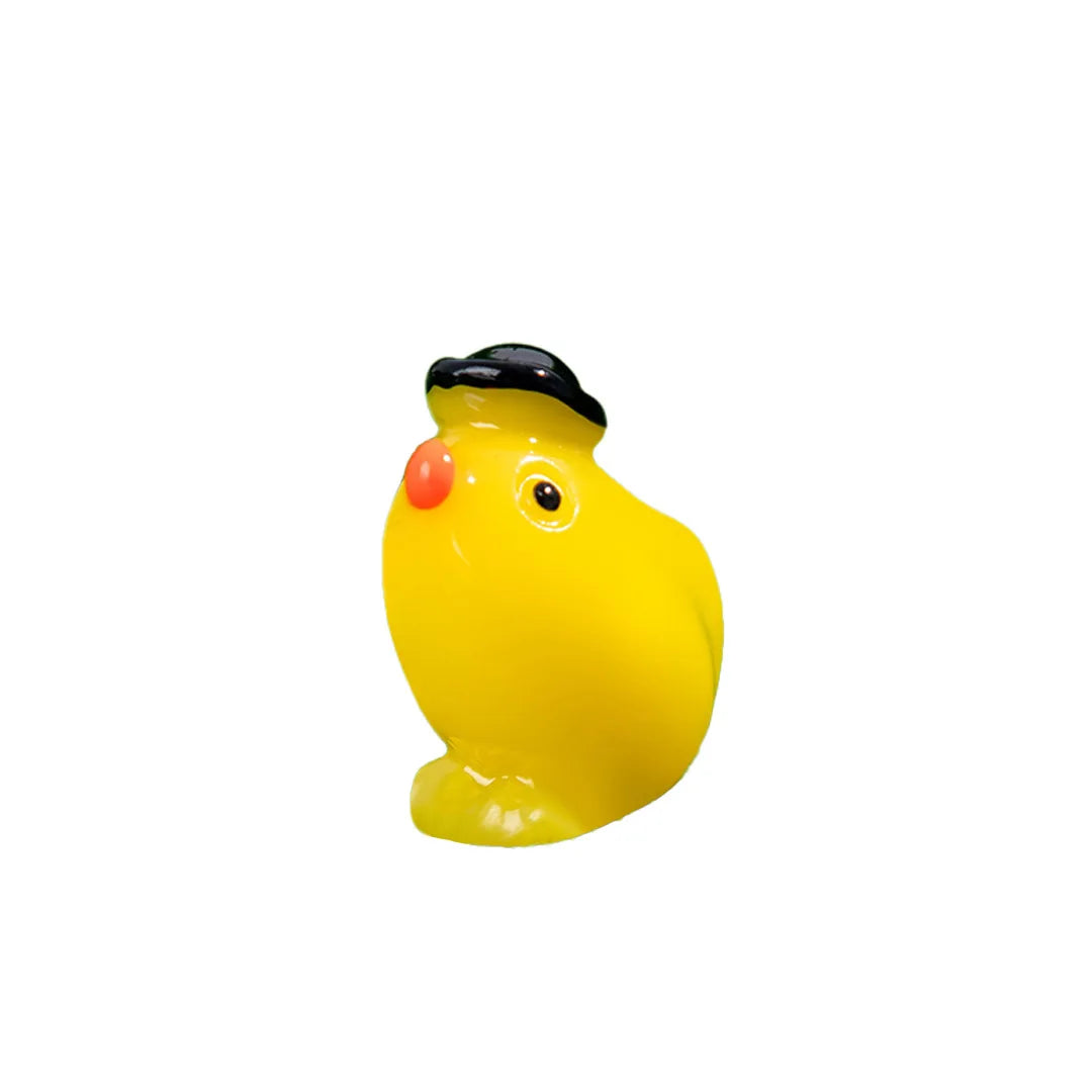 lot mini figurines animaux résine capybara grenouille axolotl flamant rose canard décoration maison jardin