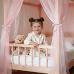 moustiquaire enfant rose tulle transparent toit opaque lit tente suspendue décoration douce jouets INCLUDED