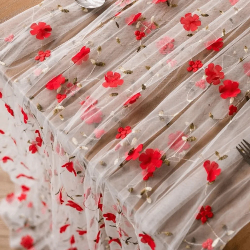serviette table transparente fleurs dorées violet rose clair romantique mariage décoration anniversaire saint valentin