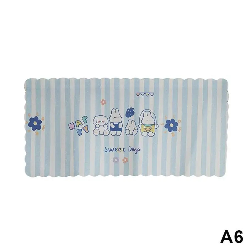 rideau porte romain animal kawaii ours panda chiot frange blanche decoration enfantine