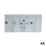 rideau porte romain animal kawaii ours panda chiot frange blanche decoration enfantine
