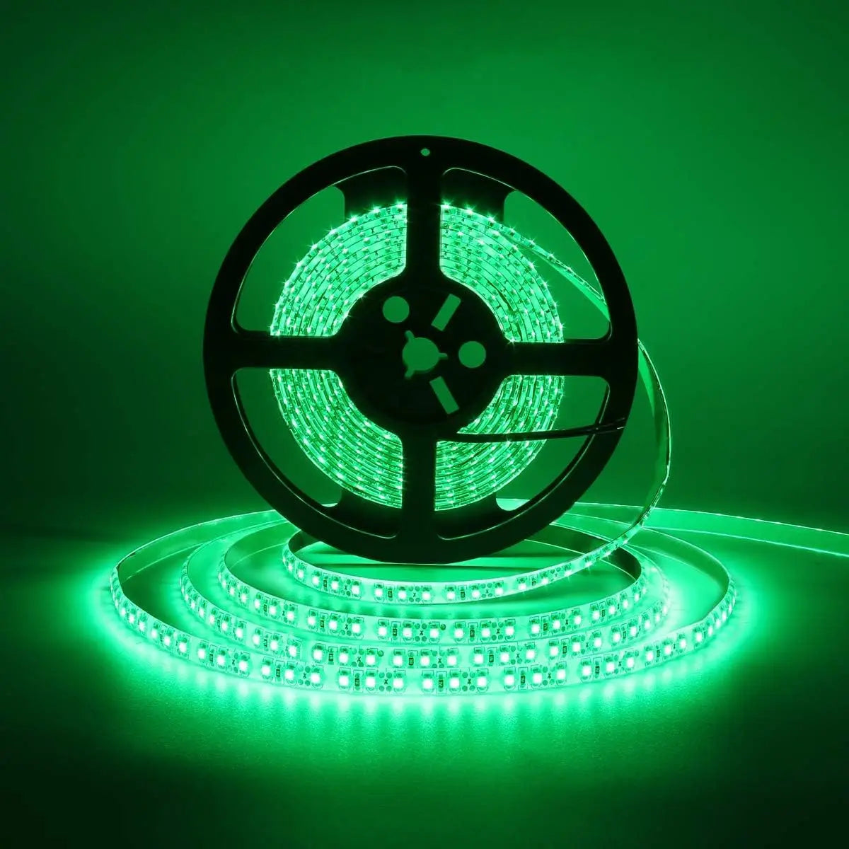 ruban led vert 12v 5m adhésif smd ip20 moderne non étanche