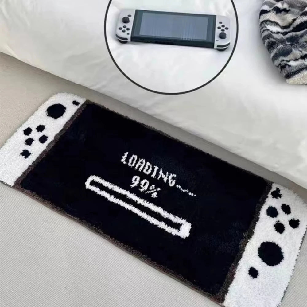 tapis dessin animé personnages marrons welcome barre chargement manette sol intérieur lavable imperméable résistant