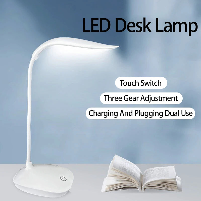 lampe led portable usb rechargeable touch dimming protection yeux moderne