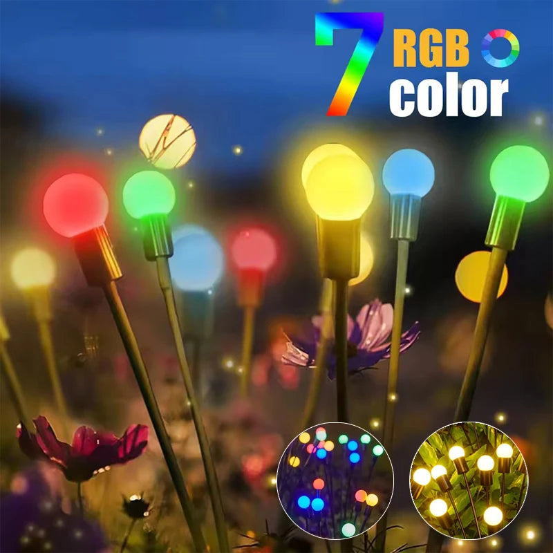 lumière solaire multicolore guirlande moderne boules sphériques patio extérieur ip65 led