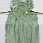table runner moderne beige rouge blanc mariage maison solide rayures horizontales opaque voile
