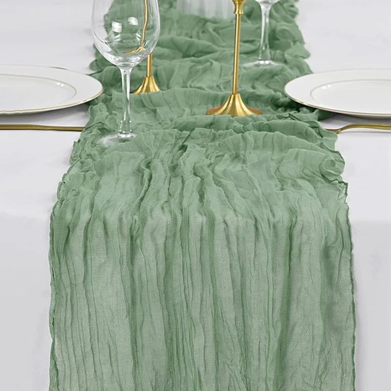 table runner moderne beige rouge blanc mariage maison solide rayures horizontales opaque voile
