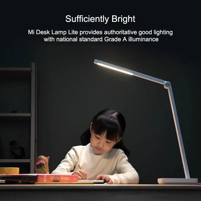 lampe moderne led 500 lumens blanc sans ombre interrupteur tactile pliable protection yeux