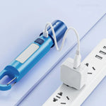 torche rechargeable led portable annneau violet rose gris jaune verte bleue