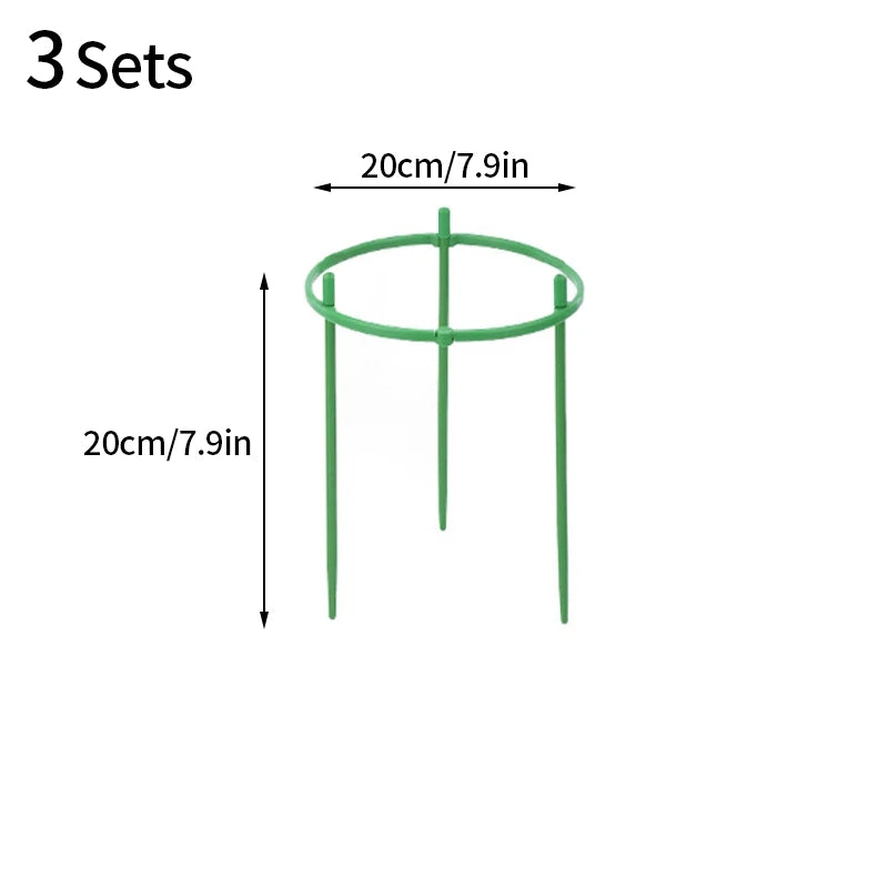 supports plante plastique vert moderne clips orchidées roses 12 sets 18 sets 24 sets