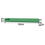 étagère murale transparente moderne salle bain minimaliste couleurs bleu rouge vert fixations métalliques flacons