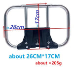 support sac dos pliant brompton aluminium alliage noir clips bandes élastiques ajustables sac dos
