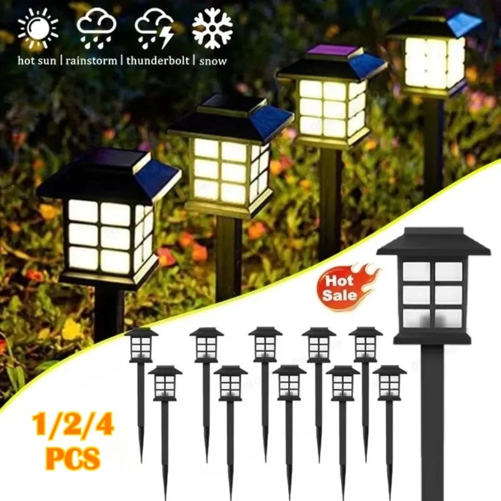lampes solaires extérieures noires modernes transparentes spike pcs éclairage paysagiste jardin camping