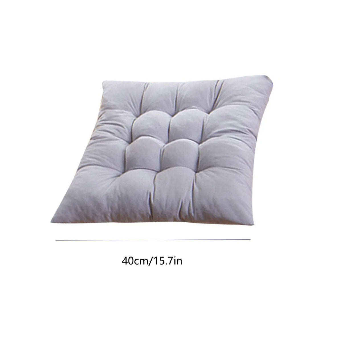 coussin carré moderne plissé antidérapant coton polyester amovible lavable sofa massage