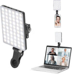 lampe led portable blanche moderne clip avant diffusion direct brightness buttons charge interfaces