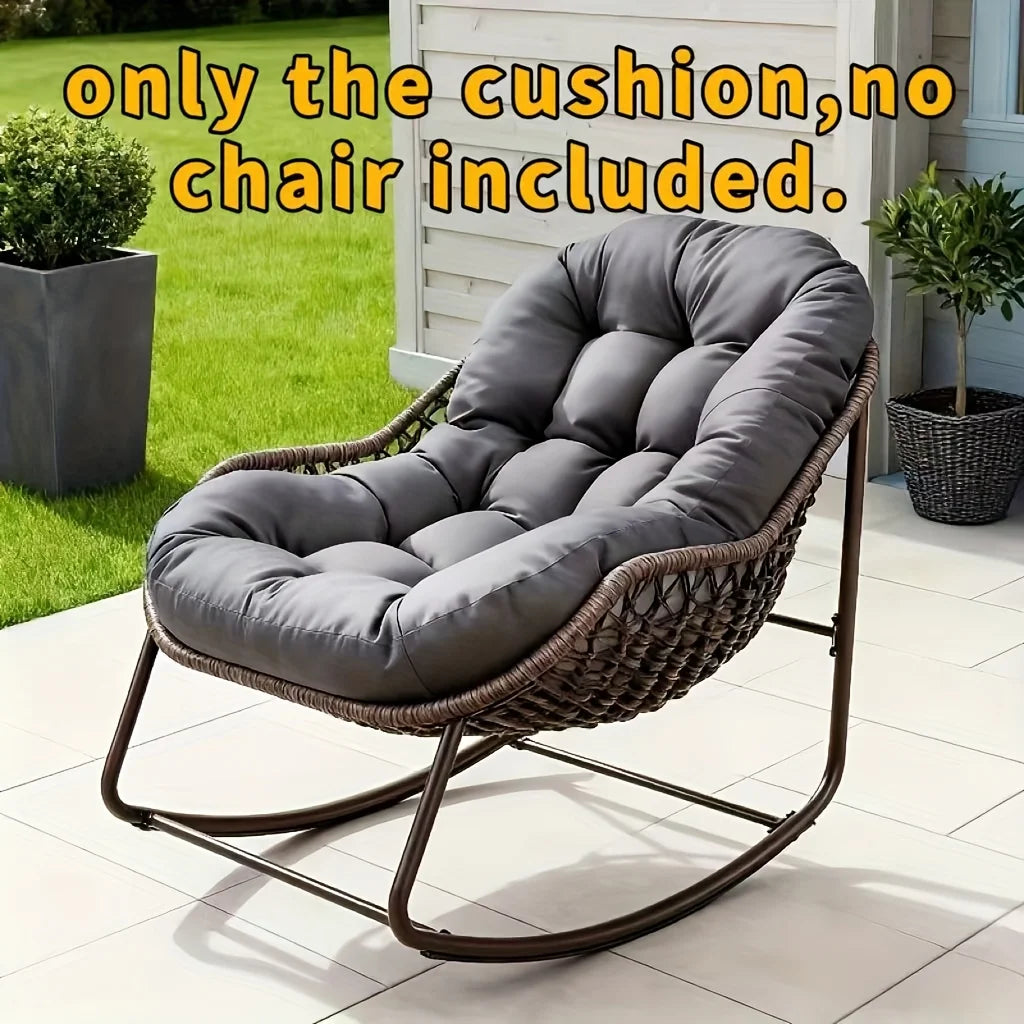 coussin chaise gris uni moderne anti décubitus fibre polyester coton ergonomiqueintérieur extérieur
