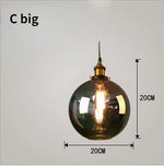 suspension lumineuse industrielle vintage ampoule filament verre transparent noir salon restaurant bar