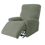 Housse fauteuil gris tissu motifs adhésif moderne poche lavage machine Jacquard
