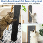 tapis grattage chats adhésif gris moderne protection canapé tapis rampant auto adhésif nylon