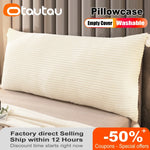 taies d'oreiller rayures beige simple décoratives maison hospitalière couverture 100x50cm 120x50cm 150x50cm 180x50cm 200x50cmwashablezipper