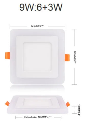 plafonnier led moderne blanc télécommande 110v 220v rgb 6w 9w 16w 24w