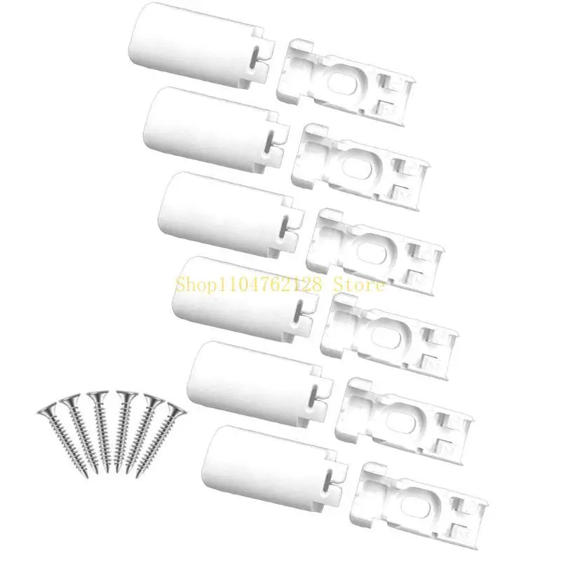 accessoires stores vénitiens blanc moderne utilitaire vis embouts supports plastique fixations chambre maison