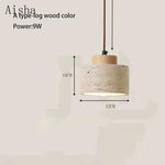 suspension lumineuse moderne pierre naturelle texture marbrée câble suspendu interrupteur bouton éclairage maison décoration