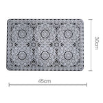 serviettes table blancs motifs floraux dentelle fine classiques élégantes respectueuses environnement 45x30cm set 12